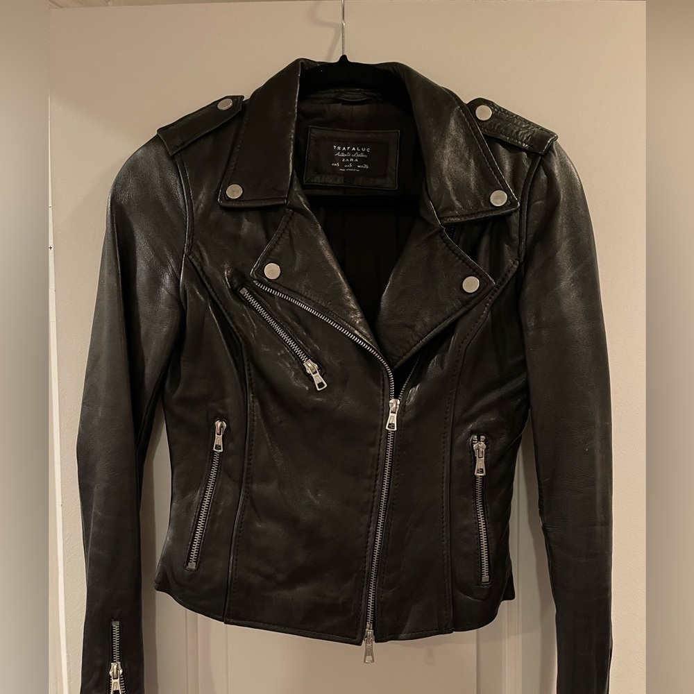 Zara Moto Leather Jacket